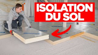 ISOLATION du SOL en POLYURÉTHANE  Ma Maison Conteneur 17 [upl. by Aner]