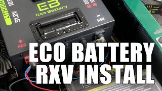 Eco Battery Bundle Installation for 2018 EzGo RXV  51v 105ah Lithium Conversion made Easy [upl. by Laurence37]