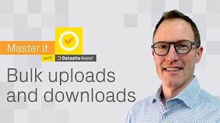 Master It – uploads and downloads in Datasite [upl. by Knox734]