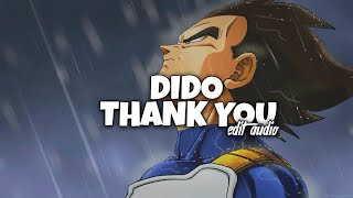 Dido  Thank Youslowed and reverb rain  edit audio [upl. by Noseimaj355]