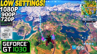 Fortnite Chapter 5 Season 1 GT 1030  1080p 900p 720p Low [upl. by Etnoek]