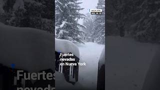 El norte de Nueva York se cubre de nieve [upl. by Resor]