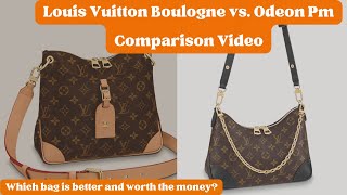 Louis Vuitton Boulogne vs Odeon PM MOD Shots What Fits In Each Bag Comparison Video [upl. by Amedeo]