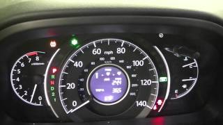 Honda CRV How to Recalibrate and Turn Off TPMS Sensor Light performed on 2014 Honda CRV [upl. by Cecilius]