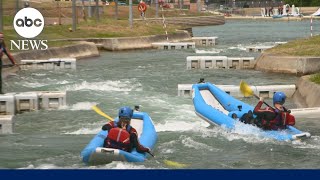 Introducing kayak cross the new event to debut at Paris Olympics [upl. by Stimson526]