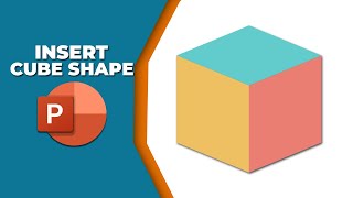 How to insert Cube shape in PowerPoint [upl. by Wilder]