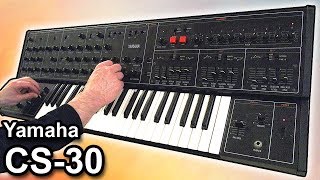 YAMAHA CS30  Ambient drone music soundscape 【SYNTH DEMO】 [upl. by Lerrehs]