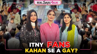 Itny Saare Fans Kahan Se A Gay  Crowd Gone Crazy😱  Amazing crowd  Real Sajal Malik  vlog [upl. by Hamas]