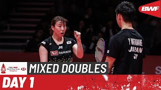 HSBC BWF World Tour Finals 2023  WatanabeHigashino JPN vs PuavaranukrohTaerattanachai THA [upl. by Elora]