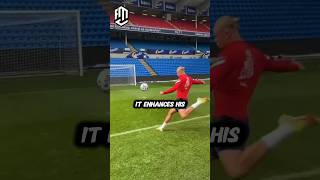 Why Erling Haaland Tapes His Mouth ⚽️🤯 [upl. by Iyre]