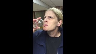 My Mom Tastes Laphroaig 10yo Cask Strength Scotch [upl. by Naman371]