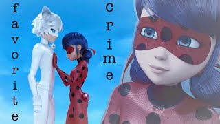 favorite crimeMiraculous Ladybug AMV Ladybug x Chat Blanc [upl. by Janka]