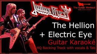 Judas Priest  Electric Eye HQ Backing Track with vocals amp tab [upl. by Ellered]