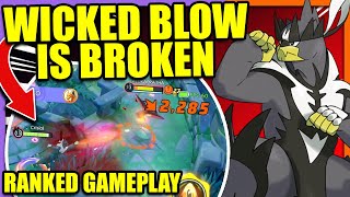 WICKED BLOW URSHIFU IS LITERALLY ONE PUNCH MAN RANKED GAMEPLAY  Pokemon Unite [upl. by Harrell]