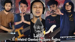 Weird Genius ft Sara Fajira  Lathi  METAL COVER by Sanca Records [upl. by Cirtemed494]