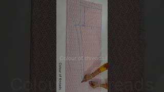 Straight plazo cutting amp stitching colourofthreads shorts sewing [upl. by Devad814]