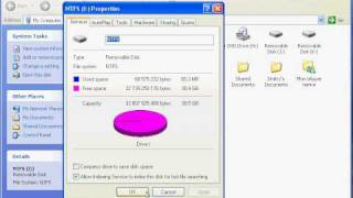 How to Format USB Flash Drive with NTFS in Windows XP [upl. by Yalonda280]