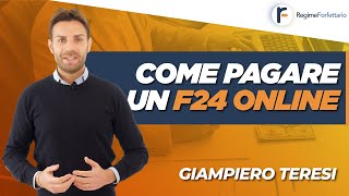 Come pagare un Modello F24 Online anche con credito [upl. by Hebert]