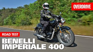 Benelli Imperiale 400  Road Test Review  OVERDRIVE [upl. by Eineg]