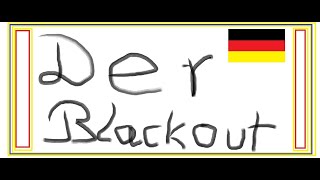 Der Blackout  Hörbuch  Novelle  Kurzgeschichte [upl. by Cartan177]