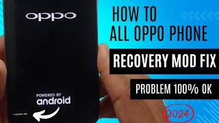 All Oppo Recovery Mode Problem  Oppo Coloros Recovery Problem Without Format  Recovery Stuck Fix [upl. by Nimajaneb]