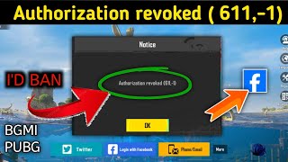 Authorization revoked 6111 Pubg BGMI authorization revoked 611 problem Fix New update ll [upl. by Anirbys]