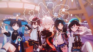 【MMD 原神  Genshin Impact】OMG『Anemo Boys』4K 60FPS [upl. by Ellainad]