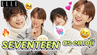 【SEVENTEEN JEONGHAN amp JOSHUA】絵文字でメンバーをプレゼン👼🐰日本ツアーの意気込みも💎｜AS EMOJI｜ELLE MEN｜ ELLE Japan [upl. by Waterman586]