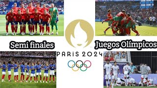 Semifinales de los Juegos Olímpicos dónde España y Francia avanzaron dejándonos grandes partidos [upl. by Mosa]