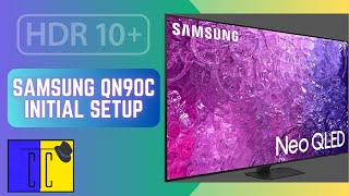 Samsung 2023 MiniLED Neo QLED QN90C Unboxing amp Initial Setup [upl. by Winters]