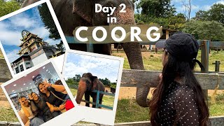 Day 2 Coorg travel vlog 🐘⛅️ 2 day trip from Bangalore travel coorg trip vlog bangaloredays [upl. by Xineohp570]