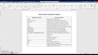 CIS 105 Skyline Queries  Single Table [upl. by Walsh887]