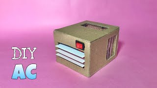 How to Make Cardboard AC at Home  Crafts in Hindi [upl. by Grassi]