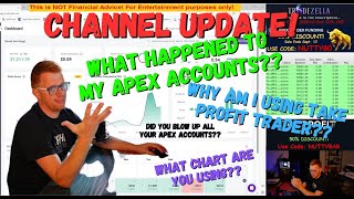 CHANNEL UPDATE  WHAT HAPPENED TO MY APEX ACCOUNTS [upl. by Grantley]