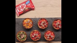 Recette croquante cookie cup KitKat fruits  gâteaux  Croquons la Vie [upl. by Ilrak]