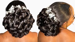 Elegant Bridal Hairstyle Step By STEP  Detailed Tutorial [upl. by Cates]