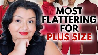 How To Style Falls Hottest Color For Plus Size Red [upl. by Lexa]