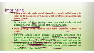 concepts of imprinting Bsc III paper I [upl. by Aniala]