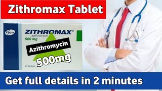 How to use Zithromax  Azithromycin 500mg  zithromax antibiotics  Uses Sides effects and Dose [upl. by Gloriane]