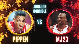 Era un jugador HORRIBLEPippen volvió a cargar contra Michael Jordan [upl. by Enirroc]