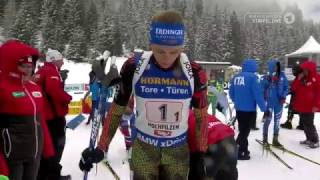 Damen 4x6 km Staffel BiathlonWM Hochfilzen 2017HD [upl. by Corsetti]