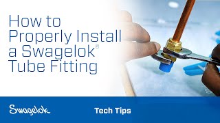 How to Properly Install a Swagelok® Tube Fitting [upl. by Yentterb]