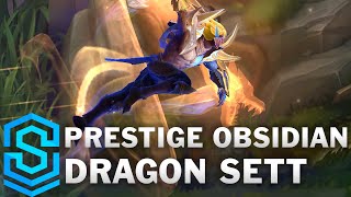 Prestige Obsidian Dragon Sett Skin Spotlight  League of Legends [upl. by Bertie]