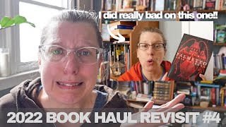 2022 Haul Revisit 4  Do I Read the Books I Haul  My worst month yet [upl. by Allianora769]