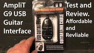 AmpliT G9 USB Guitar Interface from Sunfield Music  Test and Review [upl. by Cinemod341]