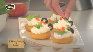 McCain FoodsIndia  Smiles Canapes Recipe [upl. by Aseuqram]