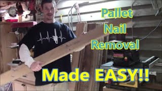 The Best Way to Remove Pallet Nails [upl. by Dzoba]