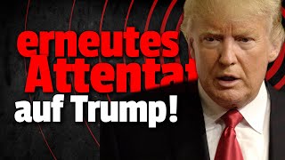 💥EILT ANSCHLAG auf Präsident TRUMP [upl. by Nyladnewg]