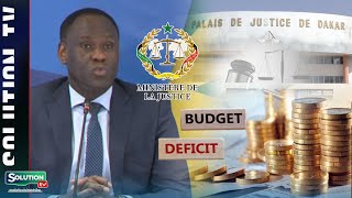 DEFICITS BUDGETAIRES SOU MACKY SALLLE MINISTRE DE LA JUSTICE ANNONCE DES POURSUITES JUDICIAIRES [upl. by Nunci188]