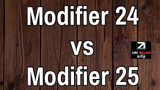 Modifier 24 vs 25  Medical Billing training in Tamil   AR training in Tamil [upl. by Belldas877]